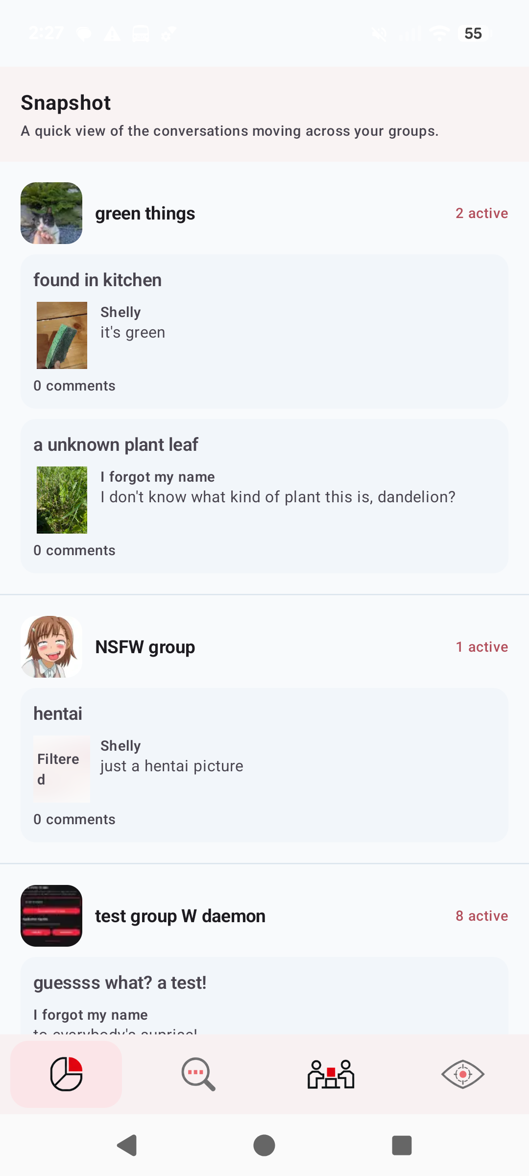 Weave Snapshot example